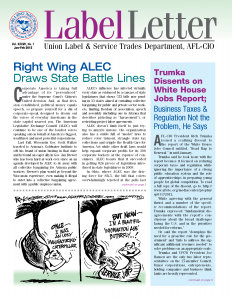 Label Letter–January-February 2012