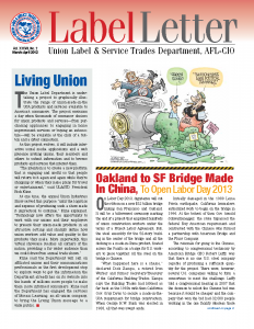Label Letter–March-April 2012