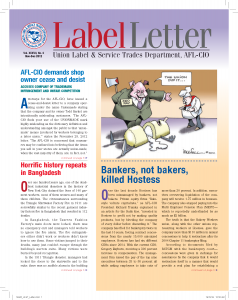 Label Letter–November-December 2012