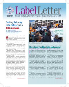 Label Letter–March-April 2013