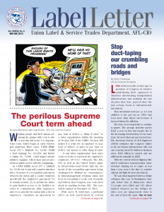 Label Letter–November-December 2013