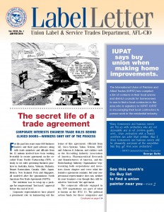 Label Letter–January-February 2014